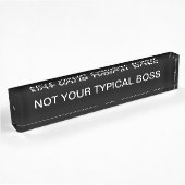 Funny Company Boss Desk Plaque