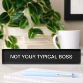 Funny Company Boss Desk Plaque