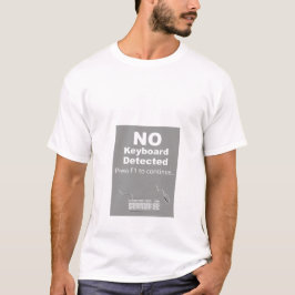 Funny Computer Keyboard Error Pun voor IT Geeks T-shirt