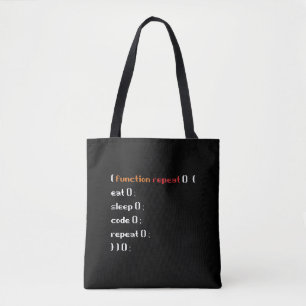 Funny Computer Science Coder Programmer Draagtas