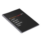 Funny Computer Science Coder Programmer Notitieboek (Rechterzijde)