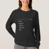Funny Computer Science Coder Programmer T-shirt (Voorkant)