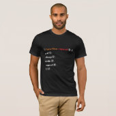 Funny Computer Science Coder Programmer T-shirt (Voorkant volledig)