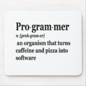Funny Computer Science Programmer Definition Muismat (Voorkant)