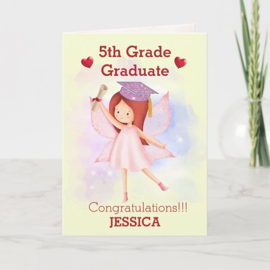 Funny Congrats 5de klas Feestdagen Kaart (Voorkant)