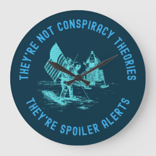 Funny Conspiracy Theory Moon Landing NASA Grote Klok