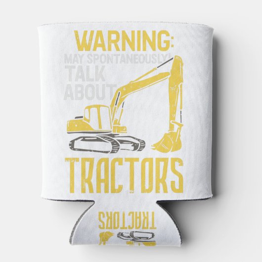 Funny Construction Excavator Blikjeskoeler (Achterkant)