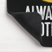 Funny Construction Tshirt - Always Use Protection  Muismat (Hoek)