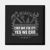 Funny Construction Worker, Bob The Builder Gag Gif Magneet (Voorkant)