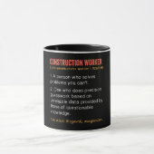 Funny Construction Worker Definition Mok (Midden)