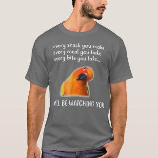 Funny Conure Bird Sun Conure for Conure Lover T-shirt