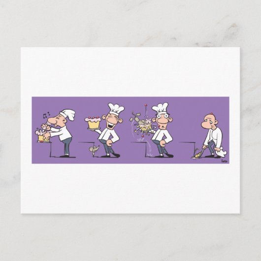 Funny Cook Briefkaart (Voorkant)