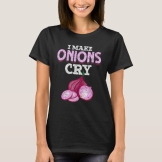 Funny Cook Food Cooking Onion Chef Culinal Joke C T-shirt