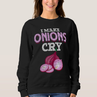 Funny Cook Food Cooking Onion Chef Culinal Joke C Trui
