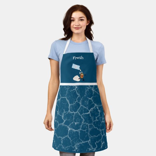 Funny cookie All-Over Print Schort, Medium Schort (Gedragen)