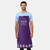 Funny Cookie Baking Crew Monogram Baking Apron Schort (Gedragen)