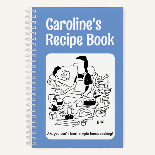 Funny Cook's gepersonaliseerde recept Notitieboek (Voorkant)