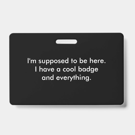 Funny Cool Badge en Alles (Voorkant)