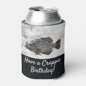 Funny Cool Crappie Vist Birthday Pun Blikjeskoeler (Blikje Voorkant)