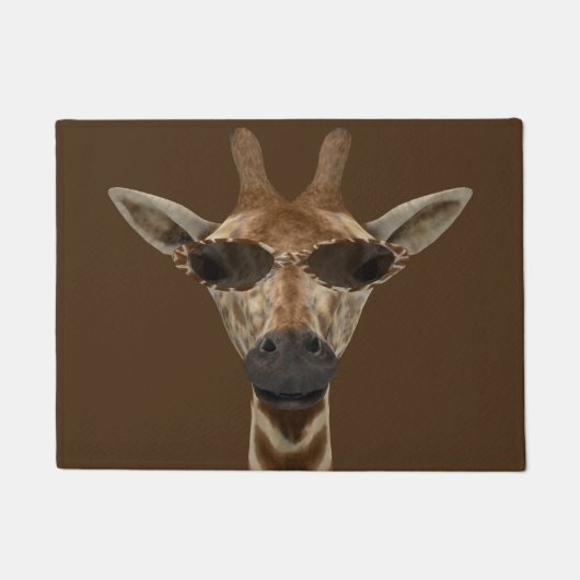 Funny Cool Giraffe Deurmat (Voorkant)