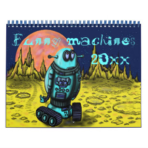 Funny cool machines 2016 kalender design