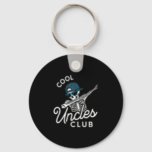 Funny Cool Ooms Club T-shirt Funny Skelet Oom Sleutelhanger