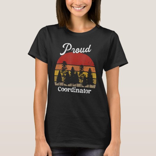 Funny Coordinator Shirten Job Title Professions T-shirt (Voorkant)
