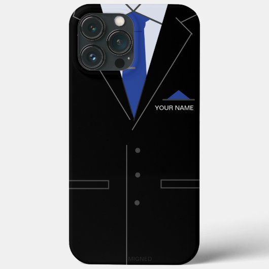 Funny coque iphone Nom personnalisé Espace affaire (Verso)