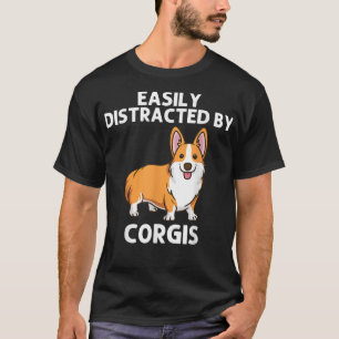 Funny Corgi Art voor mannen Welsh Corgi Dog Anim T-shirt