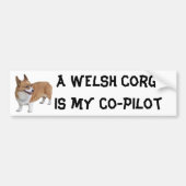 Funny Corgi Bumpersticker (Voorkant)
