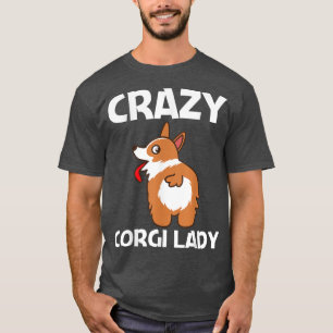 Funny Corgi Design for Women Mam Pet Dog Animal Do T-shirt