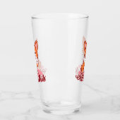 Funny Corgi Dog Middle Finger Fetch Glas (Links)