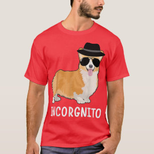 Funny Corgi Incorgnito Hondenliefhebber T-shirt