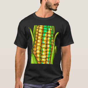 Funny Corn Halloween Kostuum Foodie Boer Mannen Wo T-shirt