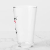 Funny Coronavirus Social Distancing Drink alleen Glas (Links)