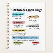 Funny Corporate email lingo Planner (Voorkant)