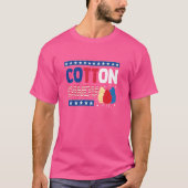 Funny Cotton Snoep Graphic Verenigde Staten Amerik T-shirt (Voorkant)