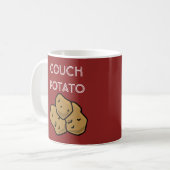 Funny "Couch Potato" Binge die de Mok van koffie b (Voorkant links)