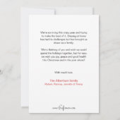 Funny Covid-kerstboom Feestdagenkaart (Achterkant)