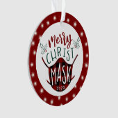 Funny COVID MERRY ChristMASK Fairy Lights Photo (devant)