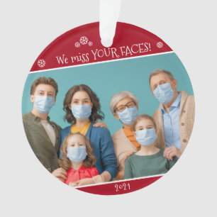 Funny Covid Photo On Manque Vos Visages Rouge