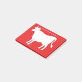 Funny Cow "Hier is de Moo's" Post-it® Notes (Schuin)