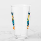 Funny Cow Holy Cow! Visual Pun Animal Cartoon Glas (Links)