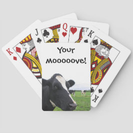 Funny Cow Moo Humoureus Boerderij Barn Animal Catt Pokerkaarten