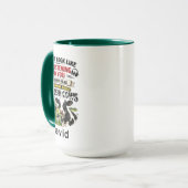 Funny Cow Mug – Thinking About Holstein Cows (Devant gauche)