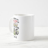 Funny Cow Mug – Thinking About Holstein Cows Koffiemok (Voorkant links)
