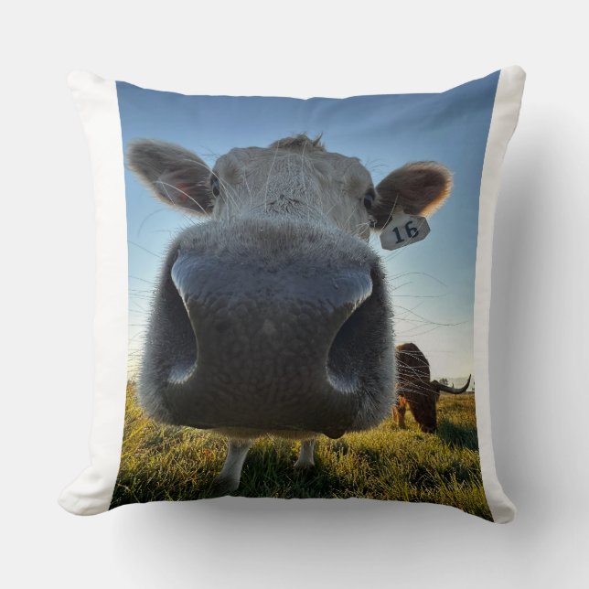 Funny Cow Pillow Kussen (Voorkant)