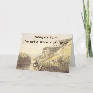 Funny Cowboy Birthday Card Humorous Western USA Kaart