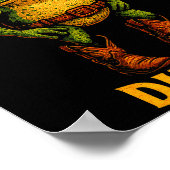 Funny Cowboy Frog Graphic The Only Squat I’m Doin’ Poster (Hoek)