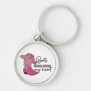 Funny Cowgirl Boots Broke Heart Westerne Line Danc Sleutelhanger